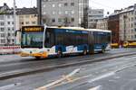 Mainzer Mobilität Mercedes Benz Citaro 2 G Wagen 943 am 16.02.26 in Mainz Hauptbahnhof
