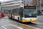 Mainzer Mobilität Mercedes Benz Citaro 2 G Wagen 781 am 16.02.26 in Mainz Hauptbahnhof