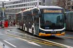 Mainzer Mobilität MAN eLions City Wagen 621 am 16.02.26 in Mainz Hauptbahnhof