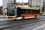 Mainzer Mobilität MAN Lions City Wagen 835 am 16.02.26 in Mainz Hauptbahnhof
