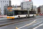 Mainzer Mobilität MAN Lions City Wagen 754 am 16.02.26 in Mainz Hauptbahnhof
