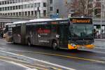 Mainzer Mobilität Mercedes Benz Citaro 2 G Wagen 954 am 16.02.26 in Mainz Hauptbahnhof
