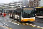 Mainzer Mobilität MAN Lions City Wagen 757 am 16.02.26 in Mainz Hauptbahnhof