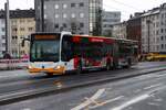 Mainzer Mobilität Mercedes Benz Citaro 2 G Wagen 917 am 16.02.26 in Mainz Hauptbahnhof