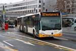 Mainzer Mobilität Mercedes Benz Citaro 2 G Wagen 950 am 16.02.26 in Mainz Hauptbahnhof