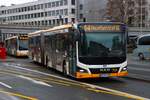 Mainzer Mobilität MAN Lions City Wagen 705 am 16.02.26 in Mainz Hauptbahnhof