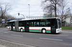 Bus Chemnitz: Mercedes-Benz Citaro GÜ der Regiobus Mittelsachsen GmbH, aufgenommen im März 2019 am Omnibusbahnhof in Chemnitz.