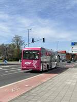 Am 27.04.2026 fuhr die Linie 008 mit eine BYD K9UD. 