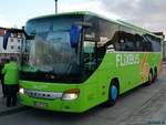 Setra 416 GT-HD von Flixbus/Wricke Touristik aus Deutschland in Neubrandenburg am 10.03.2017
