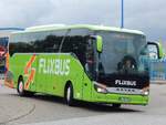Setra 516 HD von Flixbus/Prima Klima Reisen aus Deutschland in Rostock am 07.09.2017