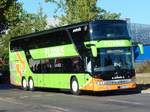 Setra 431 DT von Flixbus/Umbrella/KDE aus Deutschland in Berlin am 06.08.2018