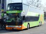 Setra 431 DT von Flixbus/Blaguss aus der Slowakei in Berlin am 30.03.2019
