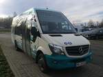 Mercedes Sprinter der Neubrandenburger Verkehrsbetriebe in Neubrandenburg am 02.12.2017