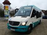 Mercedes Sprinter der Neubrandenburger Verkehrsbetriebe in Neubrandenburg am 30.12.2017