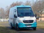 Mercedes Sprinter der Neubrandenburger Verkehrsbetriebe in Neubrandenburg am 11.03.2018