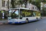 30.8.15 Mercedes Citaro als Shuttle (Orange Line) beim Tag der offenen Tür der Bundesregierung nahe Hauptbahnhof