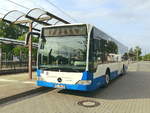 Mercedes Citaro II an der Haltestelle Dierkower Kreuz der Rostocker Straßenbahn AG in Rostock am 28.