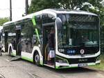 MAN Lion's City E der Rostocker Stra�enbahn AG in Rostock am 03.08.2024