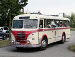 IFA H6B der Rostocker Nahverkehrsfeunde/Rostocker Stra�enbahn AG in Rostock am 03.08.2024
