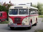 IFA H6B der Rostocker Nahverkehrsfeunde/Rostocker Stra�enbahn AG in Rostock am 03.08.2024