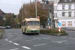 Das Foto zeigt einen O-Bus (Hersteller Uerdinger/Henschel, Type ÜH IIIs.