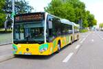 SSB Mercedes Benz Citaro Capacity Wagen 710 am 10.07.24 in Stuttgart