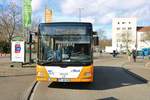 vBus MAN Lions City am 01.03.20 in Ludwigshafen Ebertpark 