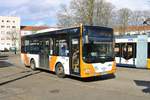 vBus MAN Lions City am 01.03.20 in Ludwigshafen Ebertpark 