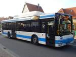 MAN Niederflurbus 2. Generation CNG der Harzer Verkehrsbetriebe in Wernigerode am 27.10.2015