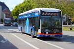 ESWE Verkehr Mercedes Benz eCitaro Wagen 128 am 07.09.25 in Wiesbaden