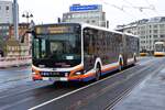 ESWE Verkehr MAN Lions City Wagen 410 am 16.02.26 in Mainz Hauptbahnhof