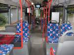 Fahrgastraum des neuen Midibusses 0951 der WSW