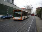 Ein neuer RNV Bus am 19.11.10 in Heidelberg. 