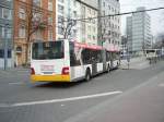 Ein MVG MAN Lions City Gelenkbus in Mainz Hbf am 13.03.11