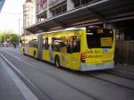 Hier habe ich nochmal den Citaro Gelenkbus mit Gelbe Seiten Werbung Fotografiert.