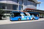 Bus Koblenz: Iveco Crossway LE der DB Regio Bus Rhein-Mosel GmbH (Mainz), aufgenommen im Juli 2020 am Hauptbahnhof in Koblenz.
