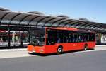Bus Koblenz: MAN Lion's City Ü der RMV Rhein-Mosel Verkehrsgesellschaft mbH, aufgenommen im Juli 2020 am Hauptbahnhof in Koblenz.
