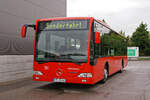 Mercedes Citaro von Südbadebus steht am 06.09.2008 auf dem Hof der Garage Rankstrasse.