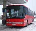 Setra-Bus mit DB-Autokraft Werbung gesehen am 30.12.10 in Burg auf der Insel Fehmarn