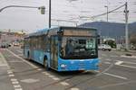 DB Rhein Neckar Bus MAN Lions City im VRN Lackierung am 15.12.18 in Heidelberg