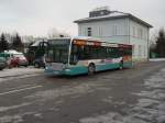 Ein BRN Bus in Meckesheim als Schienenersatzverkehr nach Aglasterhausen.