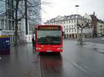 Ein DB Rhein Neckar Bus am 27.11.10 in Heidelberg am Bismarckplatz 