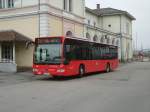 Ein BRN DB Rhein Neckar Bus Citaro in Sinsheim Hbf am 18.03.11