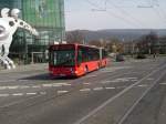 Ein DB Rhein Neckar Bus Citaro G in Heidelberg Hbf am 25.03.11