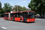 Bus Mainz: Mercedes-Benz Citaro G vom Omnibusverkehr Rhein-Nahe GmbH / ORN, aufgenommen im Juli 2020 an der Haltestelle  Goethestraße  in Mainz.