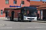 MAN Lion's City von Regionalverkehr Oberbayern (M-RV 6004) am Bhf. Holzkirchen. Aufgenommen 30.8.2022.