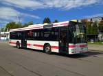 MAN Lions City von Saar-Pfalz-Bus (SB-RV 481). Baujahr 2001, aufgenommen am 17.09.2014 auf dem Betriebshof der WNS in Kaiserslautern.