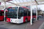 Saar-Pfalz-Bus RV 580 ex Stadtverkehr Kusel, jetzt im Stadtverkehr Homburg unterwegs, hier am 20.1.2011. Der meines Wissens erste Citaro K im Saarland, oder?