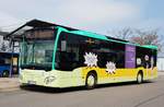 BBL Baden Baden ~ Mercedes Benz O530 Citaro C2 ~ April 2019 Bühl Bahnhof ~ 214 Bühl Bahnhof über Stadtwerke Baden Baden