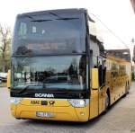 ADAC Postbus am 31.10.2013 in Tostedt bei dem Unternehmen  Becker Tours  - www.Becker-Reisen.de!